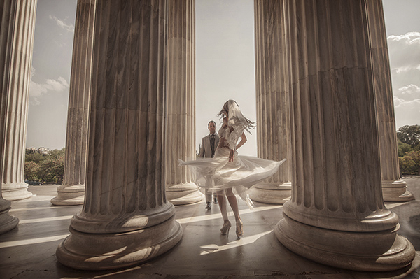 creative and artistic wedding photo by Photopek, Greece wedding photographer | via junebugweddings.com