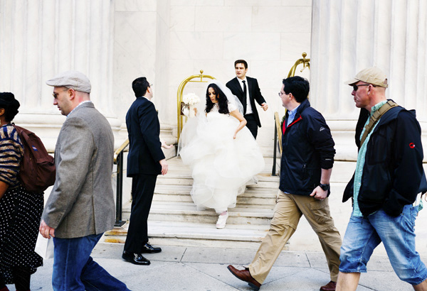 wedding photo by Scott Lewis Images, Philadelphia | via junebugweddings.com