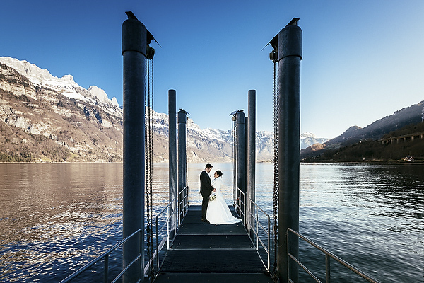 wedding photo by Andreas Feusi, Switzerland wedding photographer | via junebugweddings.com