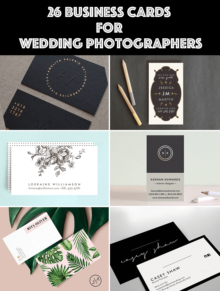 26 Wedding Photographer Business Cards Templates That You Ll Love Photobug Community