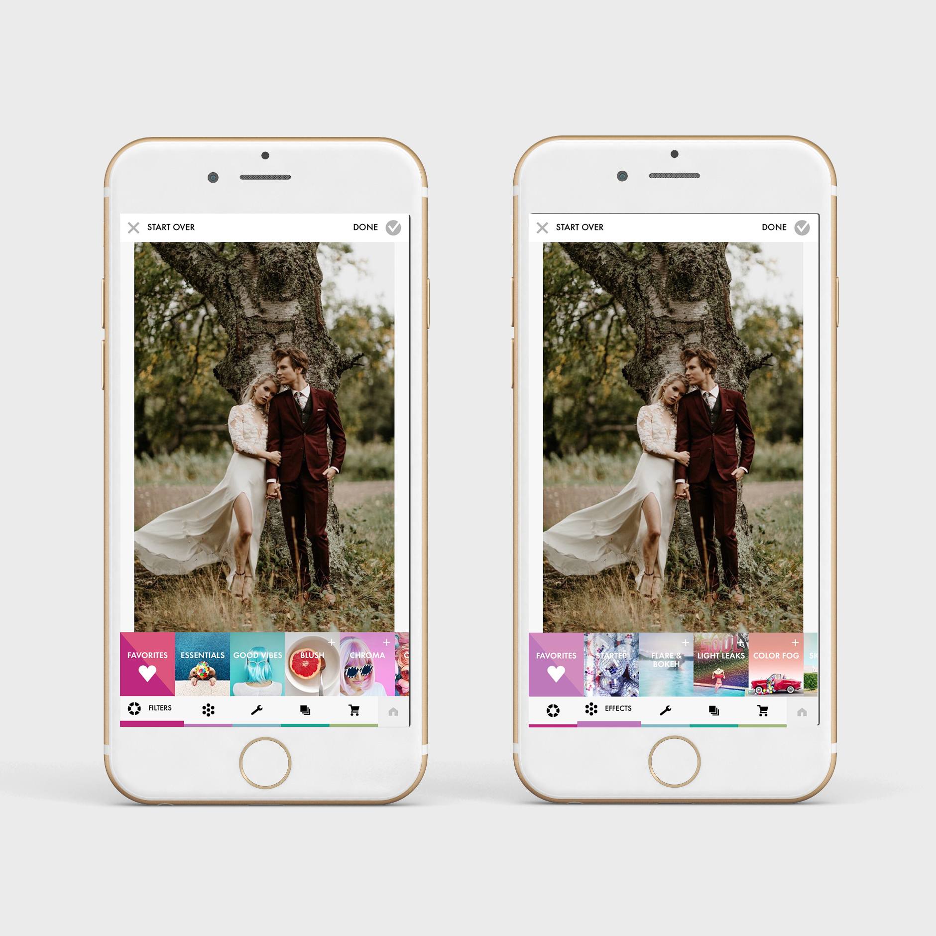 A Color Story editing app for Instagram Stories