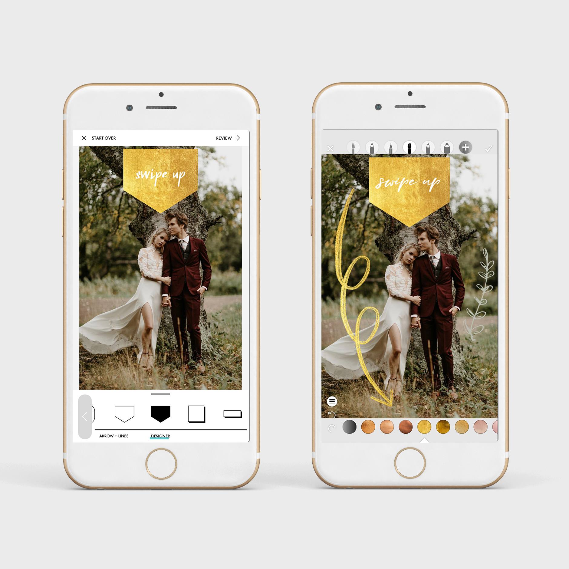 A Design Kit App for Instagram Stories