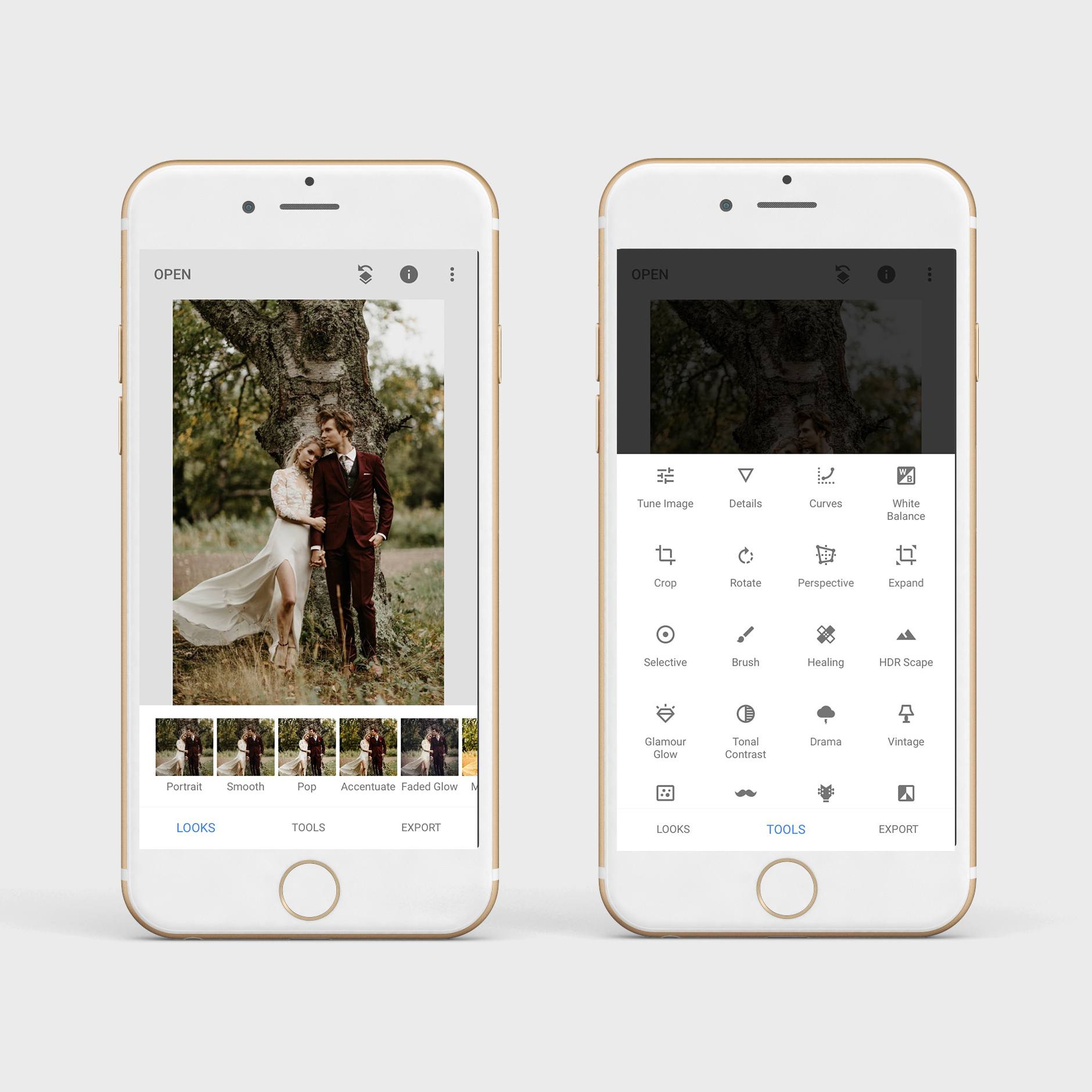 enhance phone photos with Snapseed