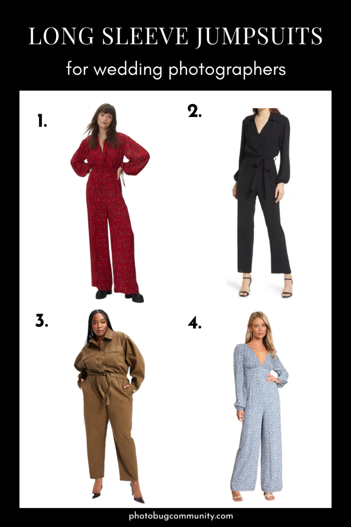 four long sleeve jumpsuits for any professional
