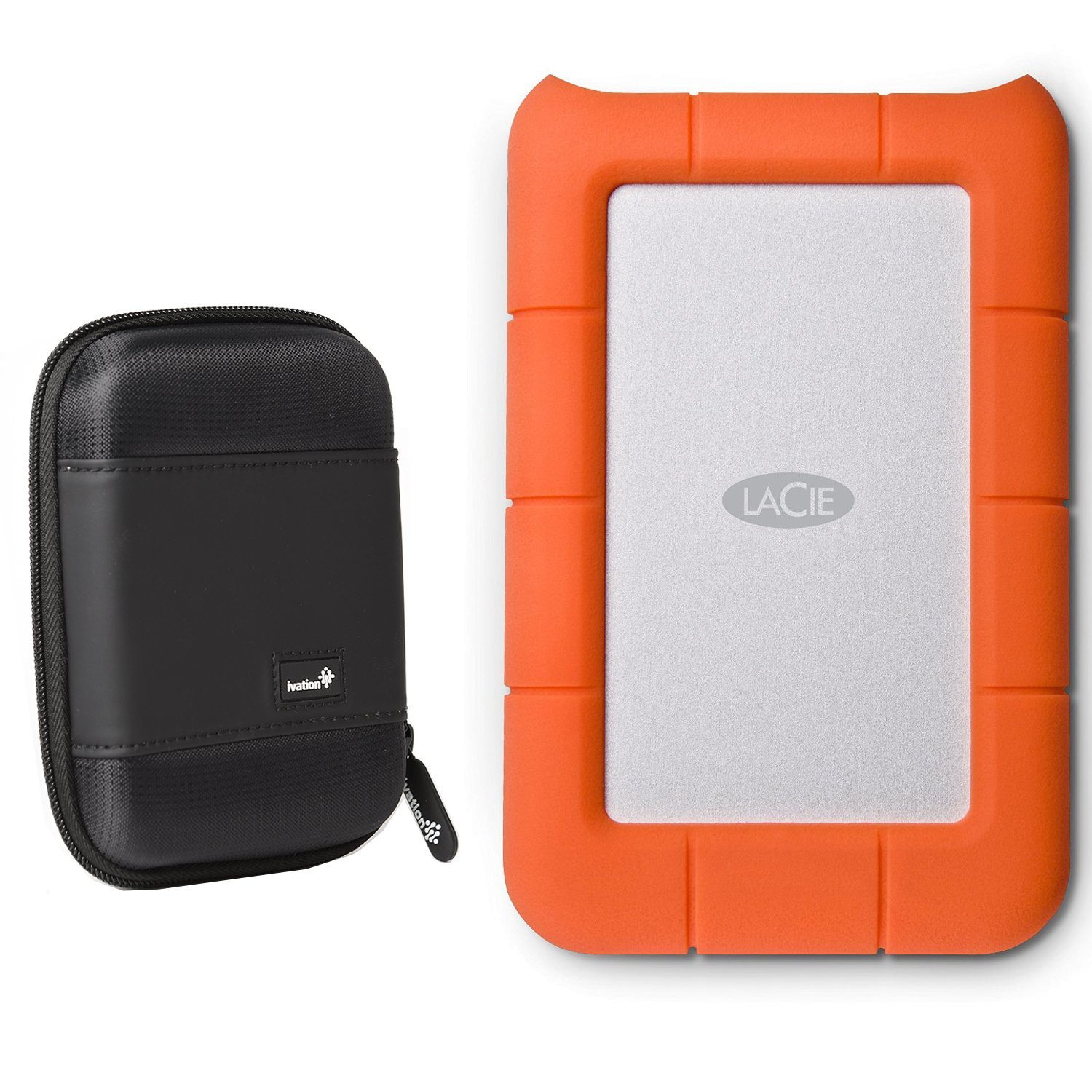 LaCie Rugged Mini 2TB USB 3.0/USB 2.0 Portable Hard Drive with case (+sizes)