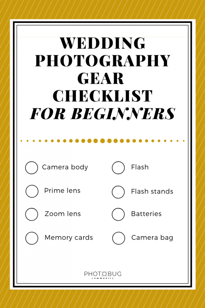 Wedding Photography Gear For Beginners Photobug Community