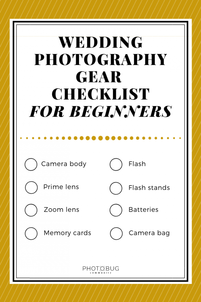 essential gear for wedding photography