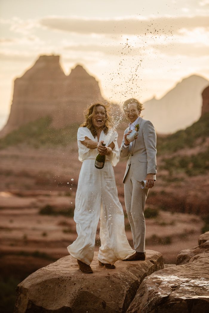 mountain champagne wedding instagram profile