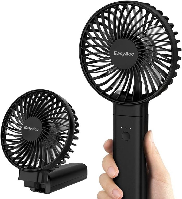 photographer essential handheld rechargeable fan