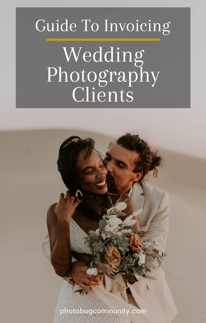 invoicing wedding photography clients