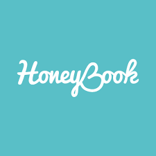 Honeybook logo on teal background