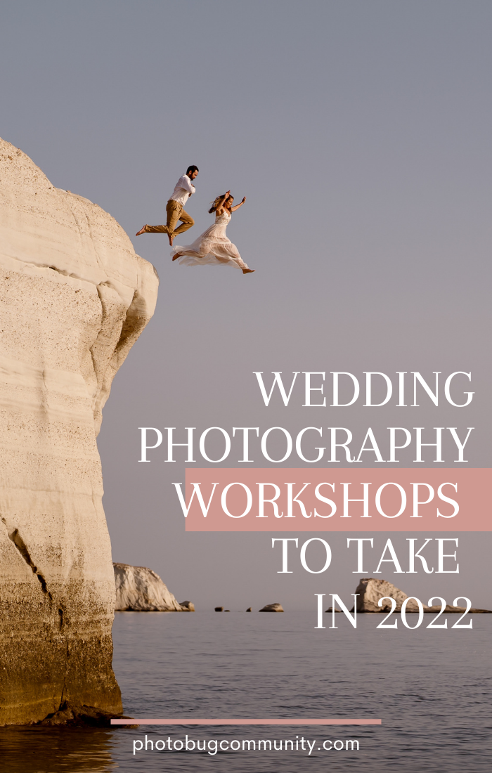 wedding photography workshops for 2022 graphic