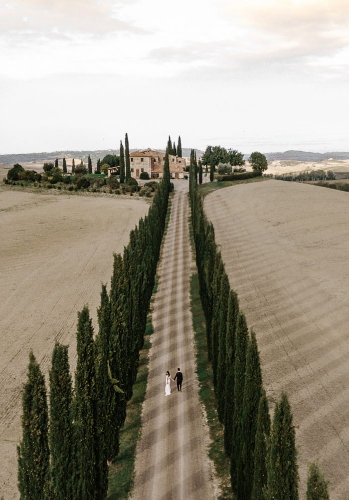drone wedding photography Italy