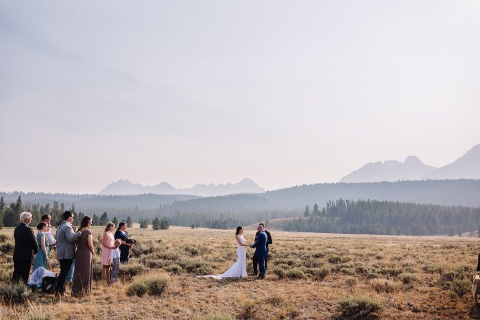 Leave No Trace during an outdoor wedding ceremony