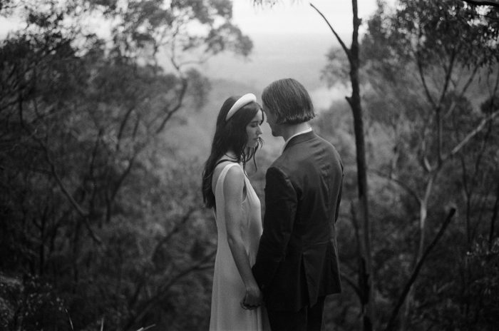 couple after the rain in Australia's Blue Mountains