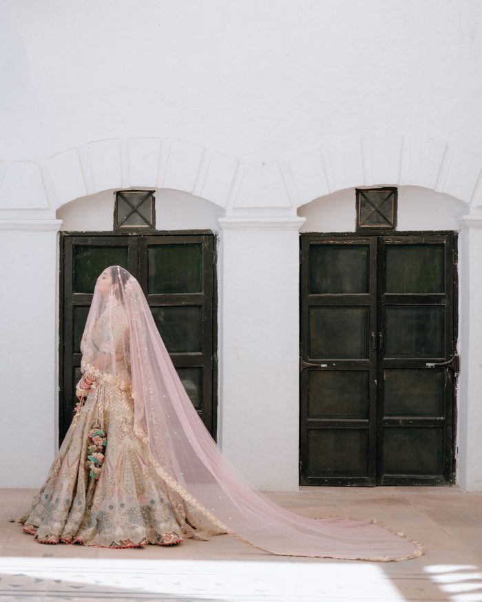 South Asian bridal portrait 