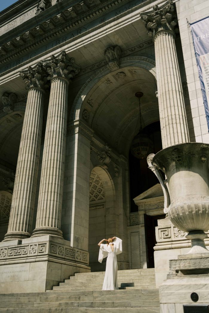 styled shoot NYC Public Library