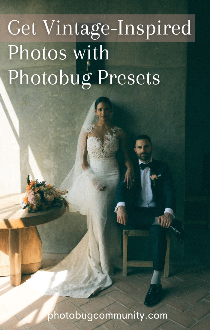 get vintage-inspired photos with photobug presets